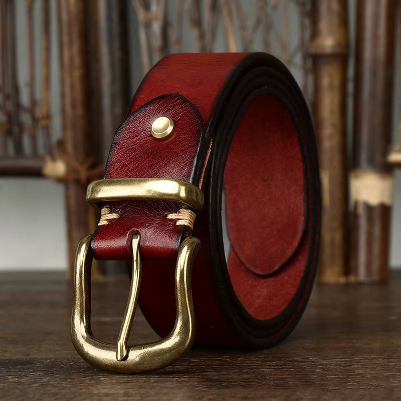 CLASSIC BRASS BUCKLE BELT