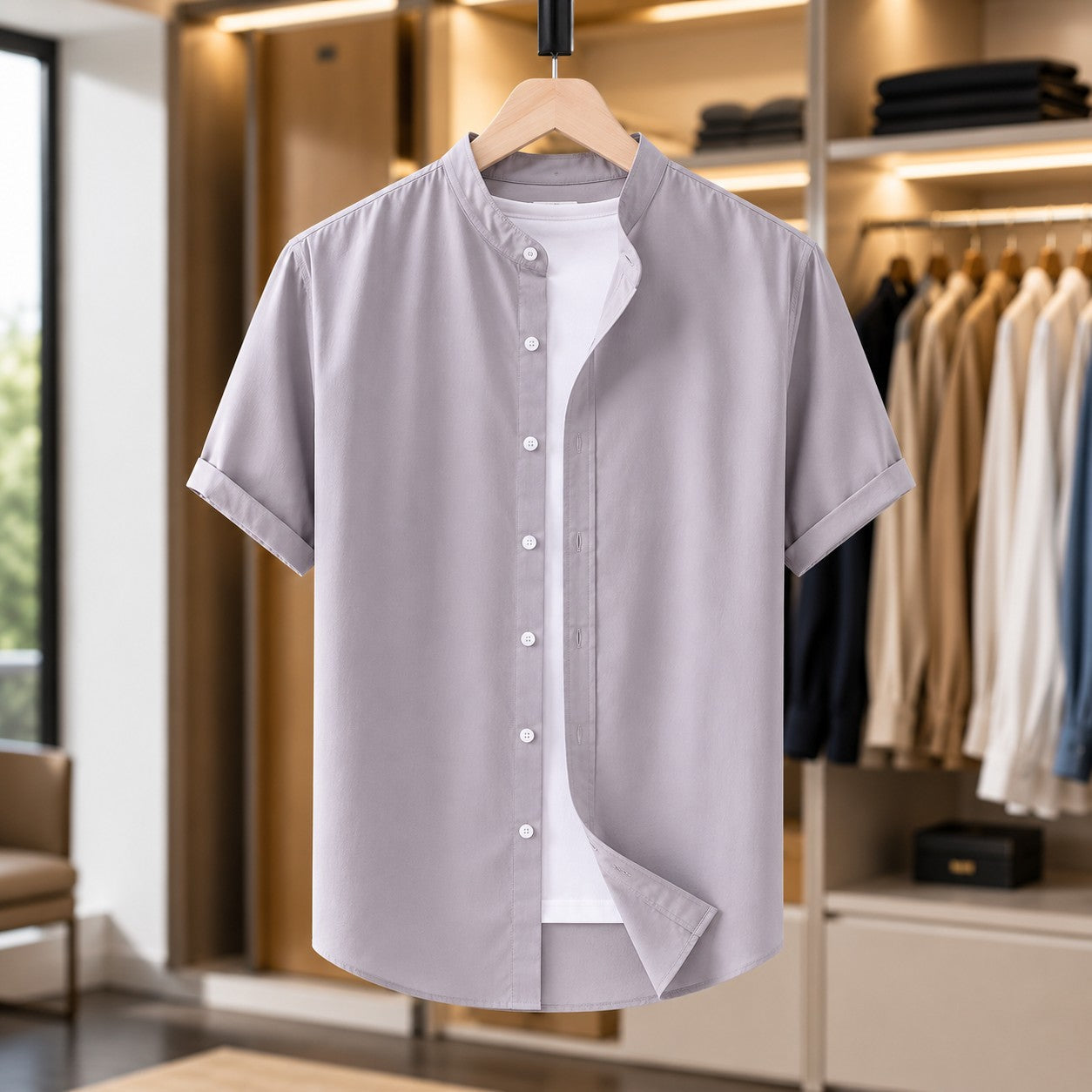 SHORELINE STAND LINEN SHIRT