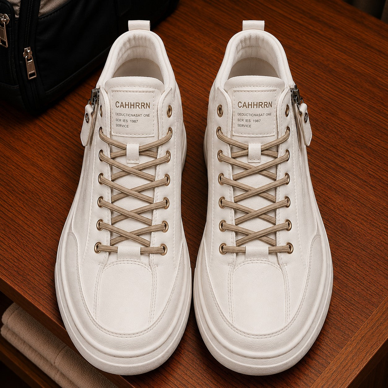 SMOOTH LEATHER HIGH TOP BOOT
