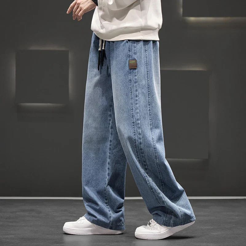 Urban Wide-Leg Denim Pants