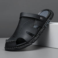 PREMIUM LEATHER SLINGBACK SANDALS