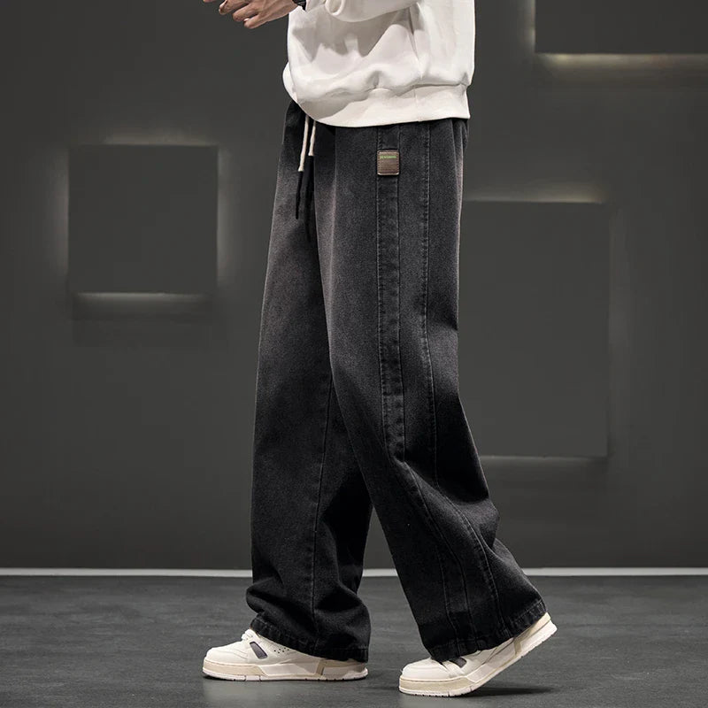 Urban Wide-Leg Denim Pants