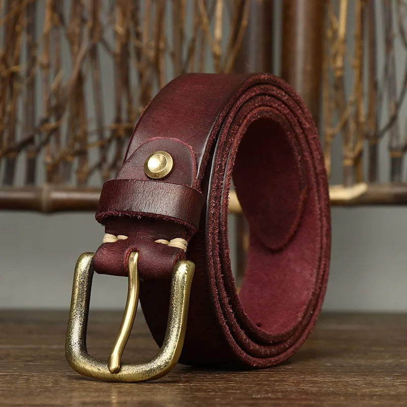 ORIGINAL COWHIDE PIN BELT