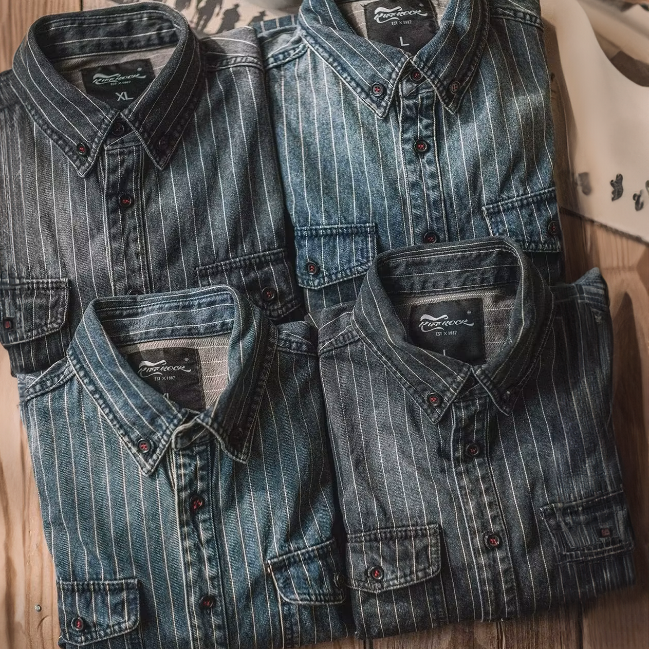 Ridgeline™ – Vintage Denim Work Shirt