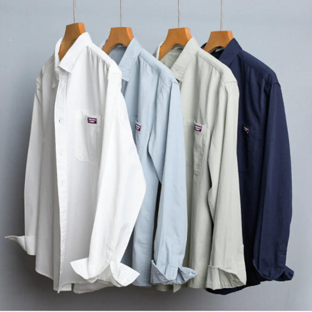 MONTVALE COTTON LONG-SLEEVE SHIRT