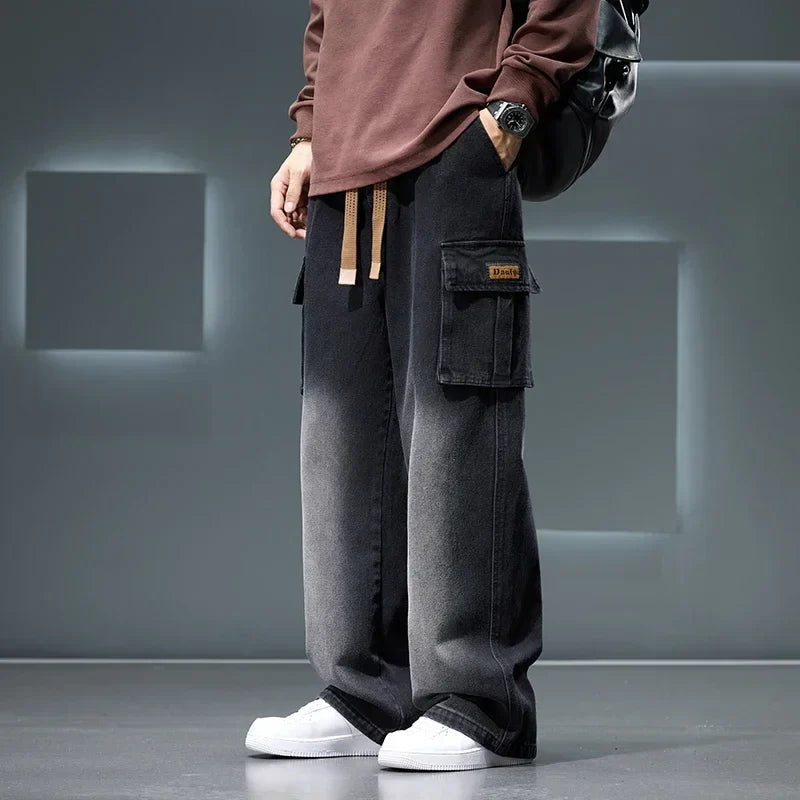 WIDE-LEG CARGO PANTS