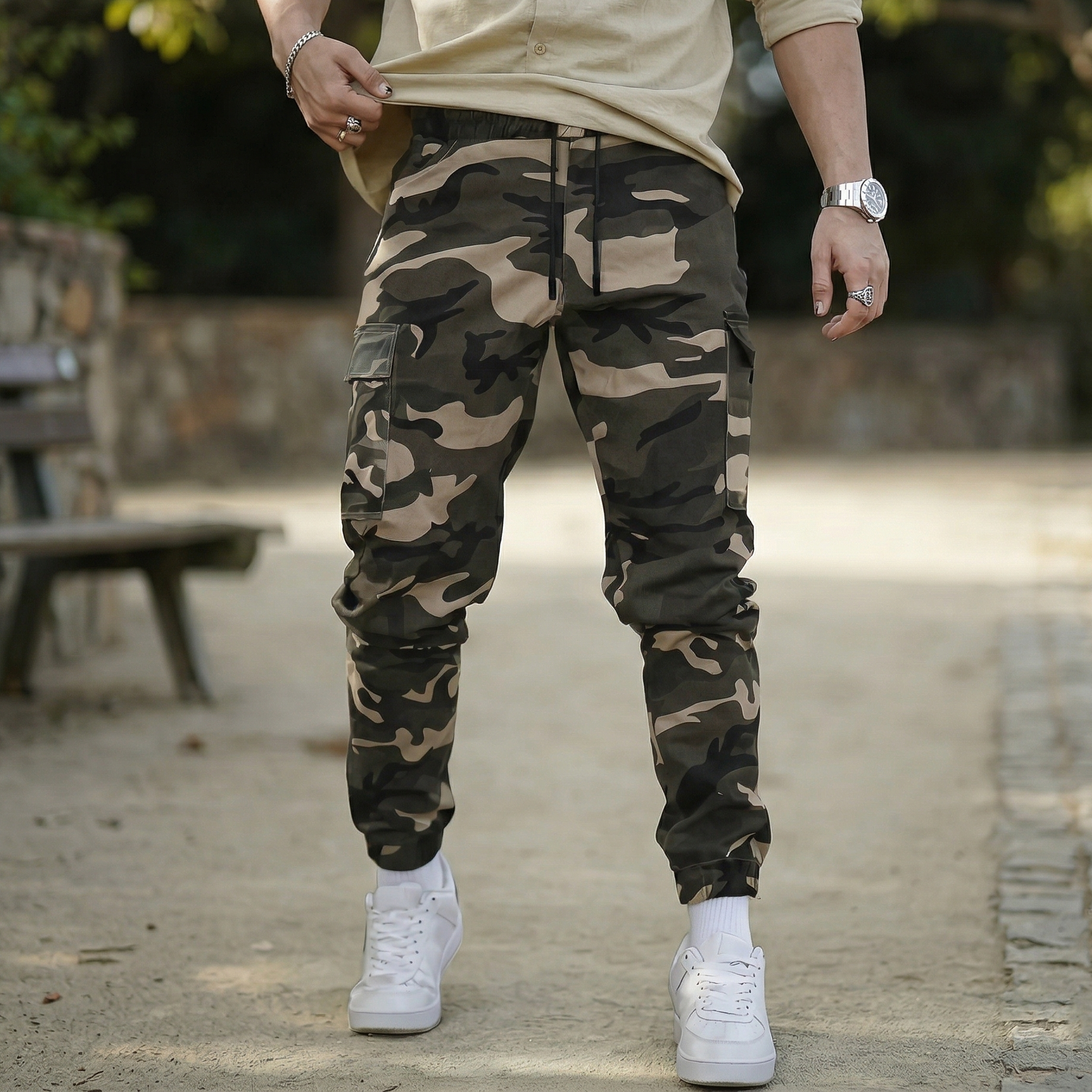 TACTICAL CAMO JOGGERS