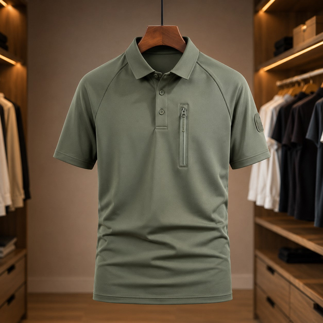TACTICAL ZIP POCKET POLO