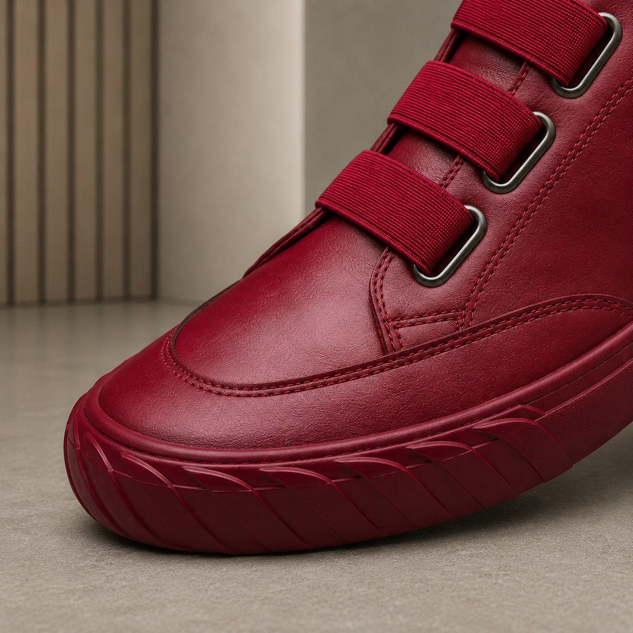 TRIPLE STRAP LEATHER SHOE