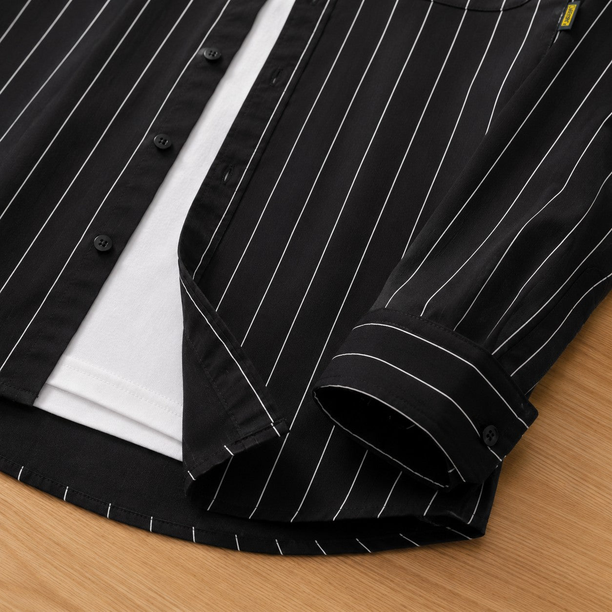 VERTICAL STRIPE OVERSHIRT