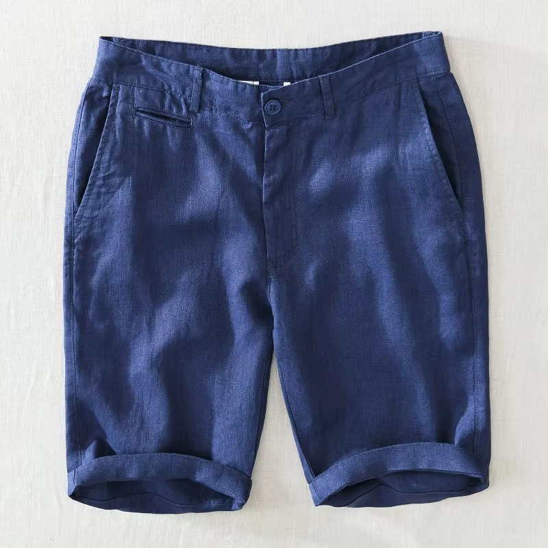 RELAXED LINEN SHORTS