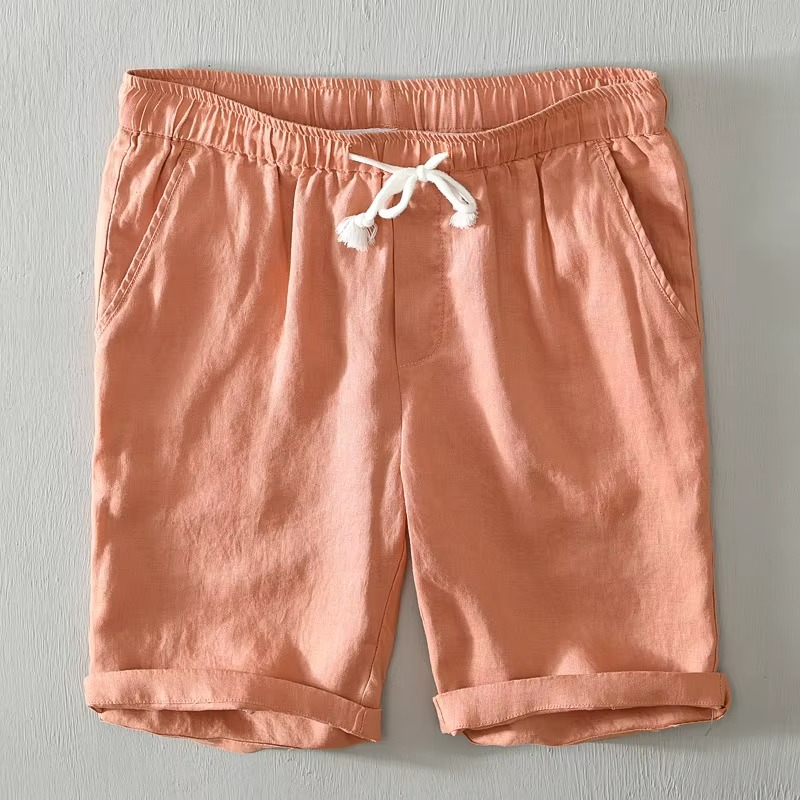 COASTAL BREEZE LINEN SHORTS