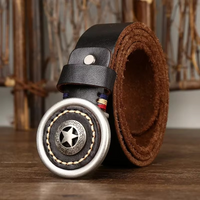 IRON STAR COWHIDE BELT