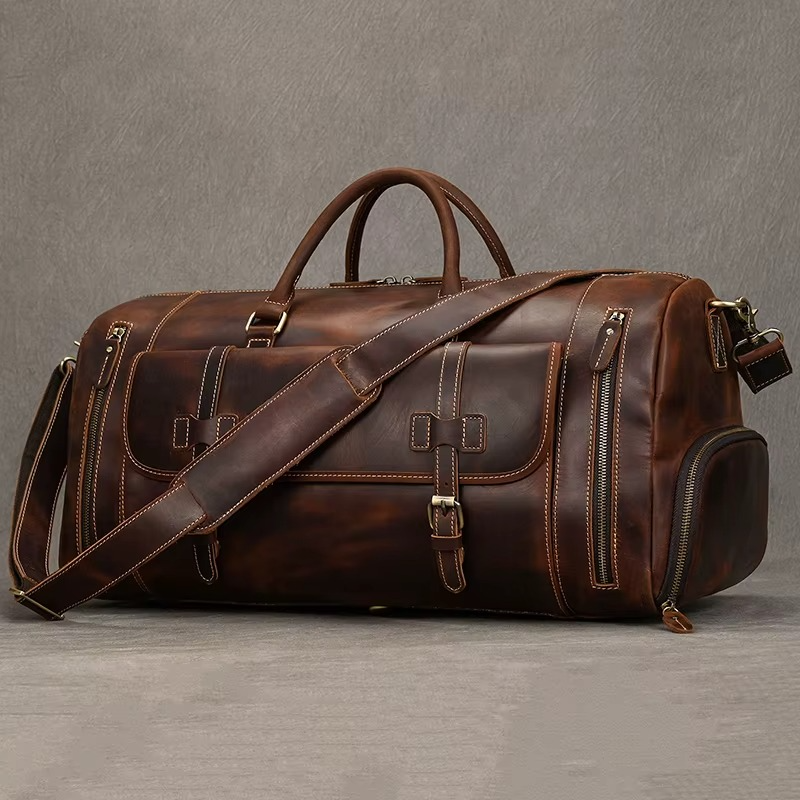STONEFORD LEATHER HAND LUGGAGE
