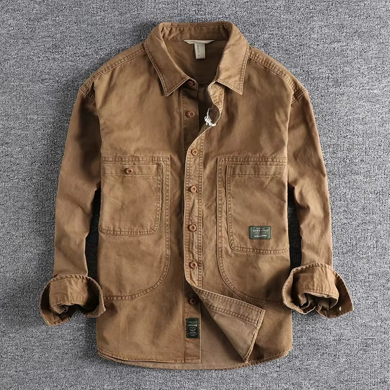 UTILITY BUTTON SHIRT