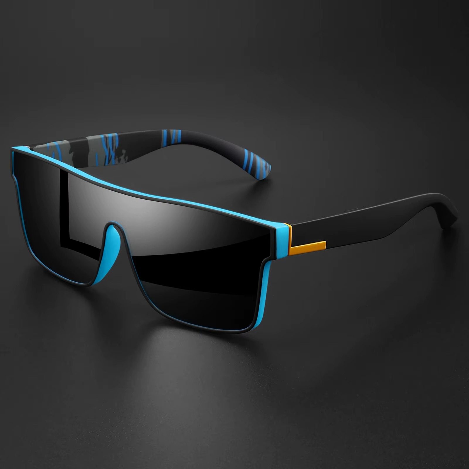 UV400 MIRROR SQUARE SUNGLASSES