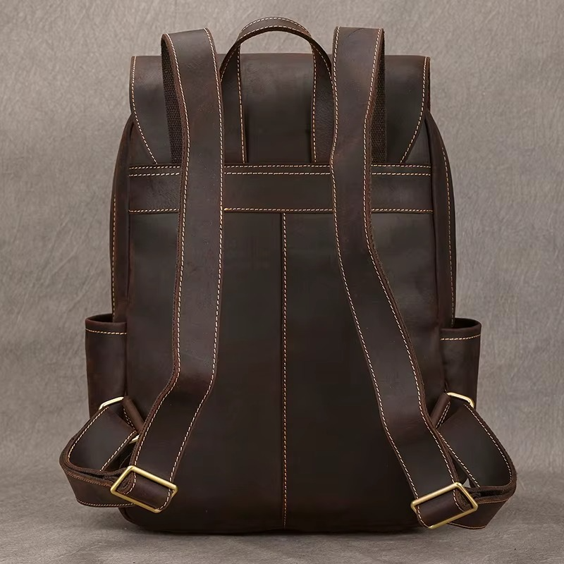 LEATHER LAPTOP BACKPACK