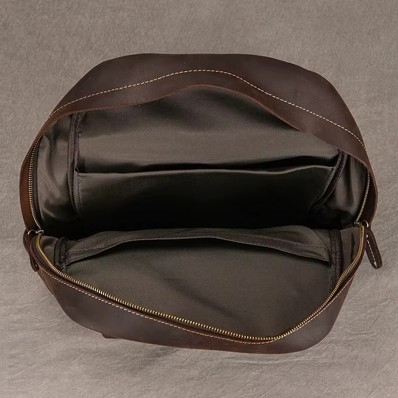 LEATHER LAPTOP BACKPACK