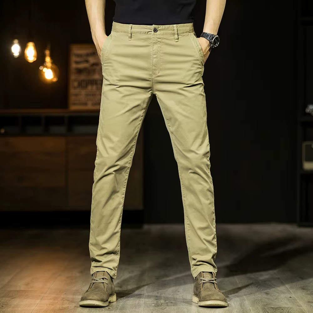 SLIM STRAIGHT PANTS