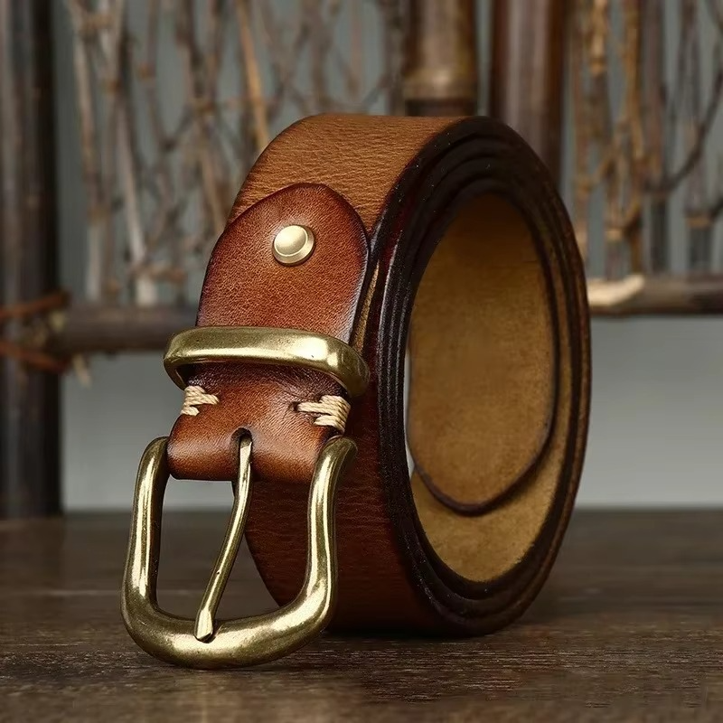 CLASSIC BRASS BUCKLE BELT