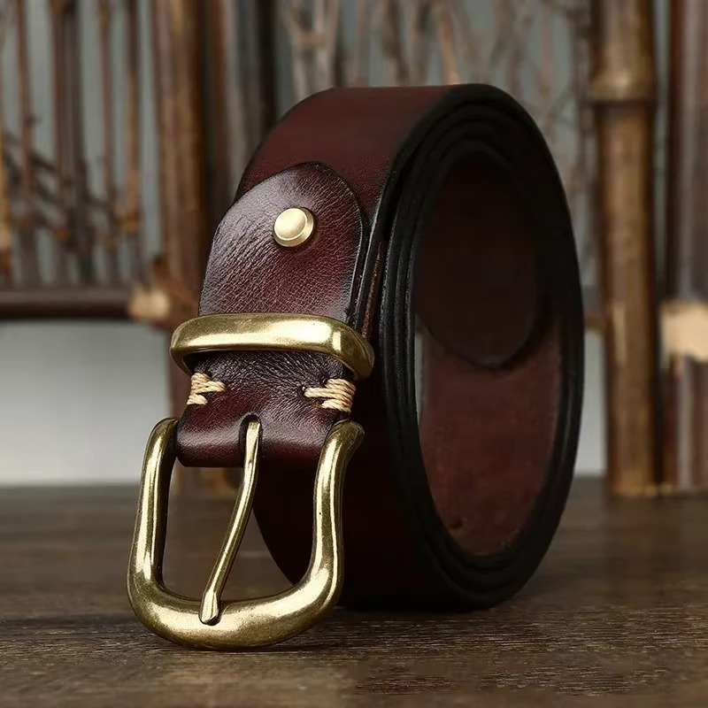 CLASSIC BRASS BUCKLE BELT