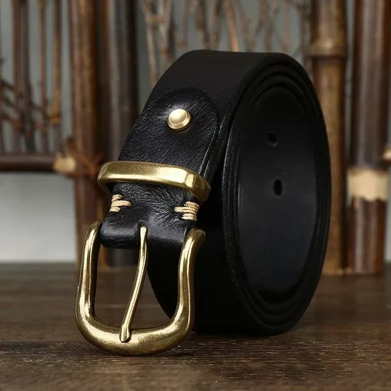 CLASSIC BRASS BUCKLE BELT