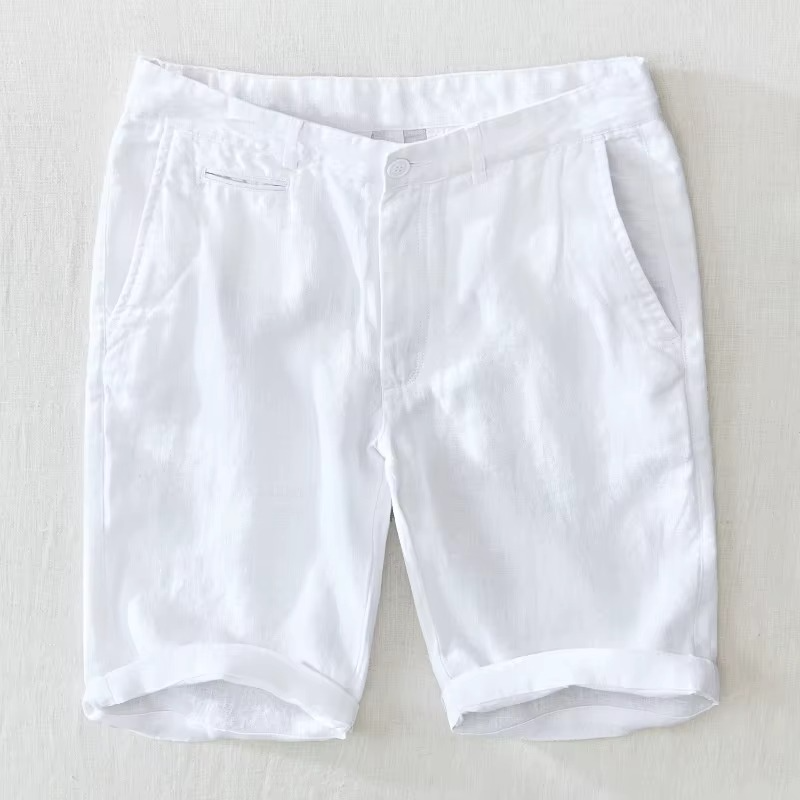 RELAXED LINEN SHORTS