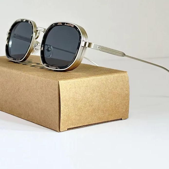 STEAMPUNK SQUARE SUNGLASSES