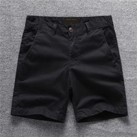FLAT FRONT CHINO SHORTS