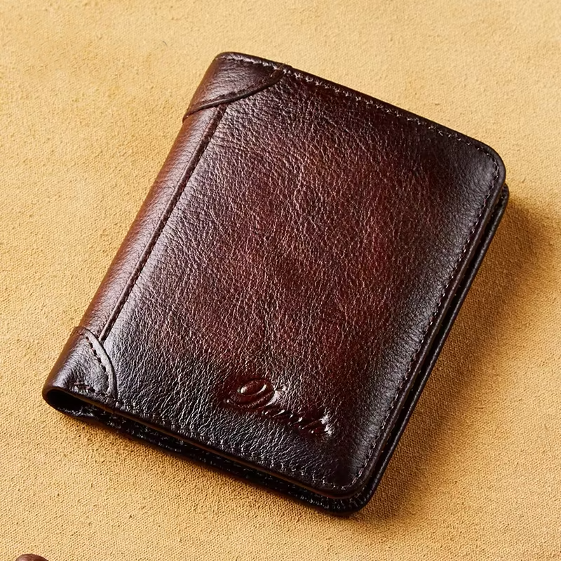 VERTICAL LEATHER WALLET