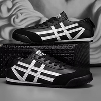 PATCHWORK LACE-UP SNEAKERS
