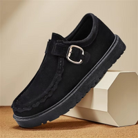 BUCKLE STRAP CASUAL LOAFERS