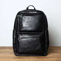 FULL-GRAIN LEATHER BACKPACK