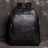 STREAMLINED LEATHER BACKPACK