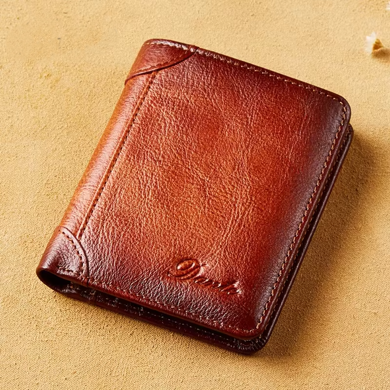 VERTICAL LEATHER WALLET