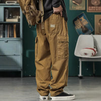 Retro Wide Leg Utility Pants
