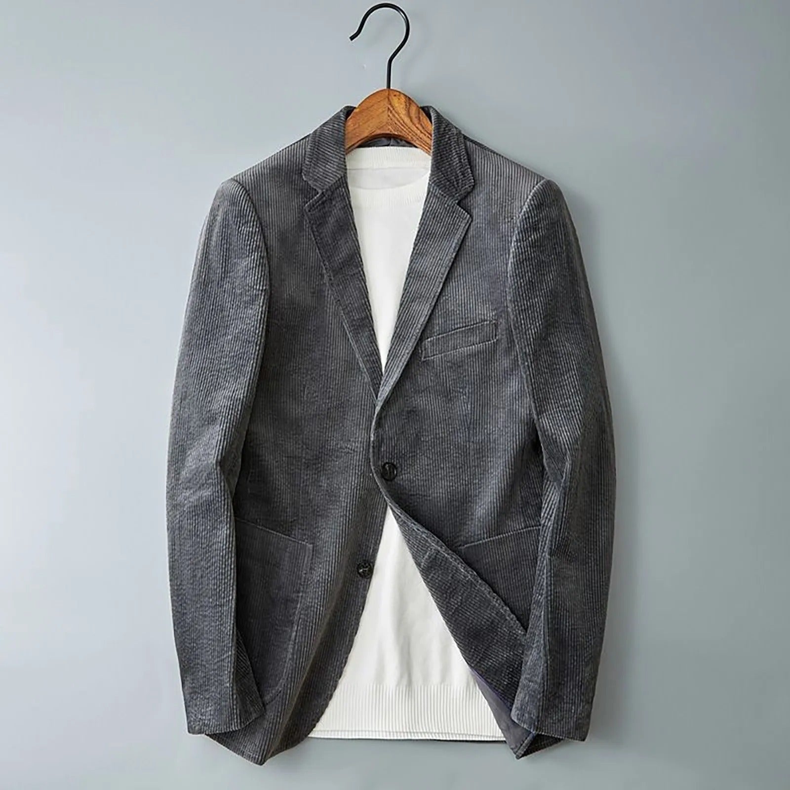 CORDUROY LAPEL JACKET