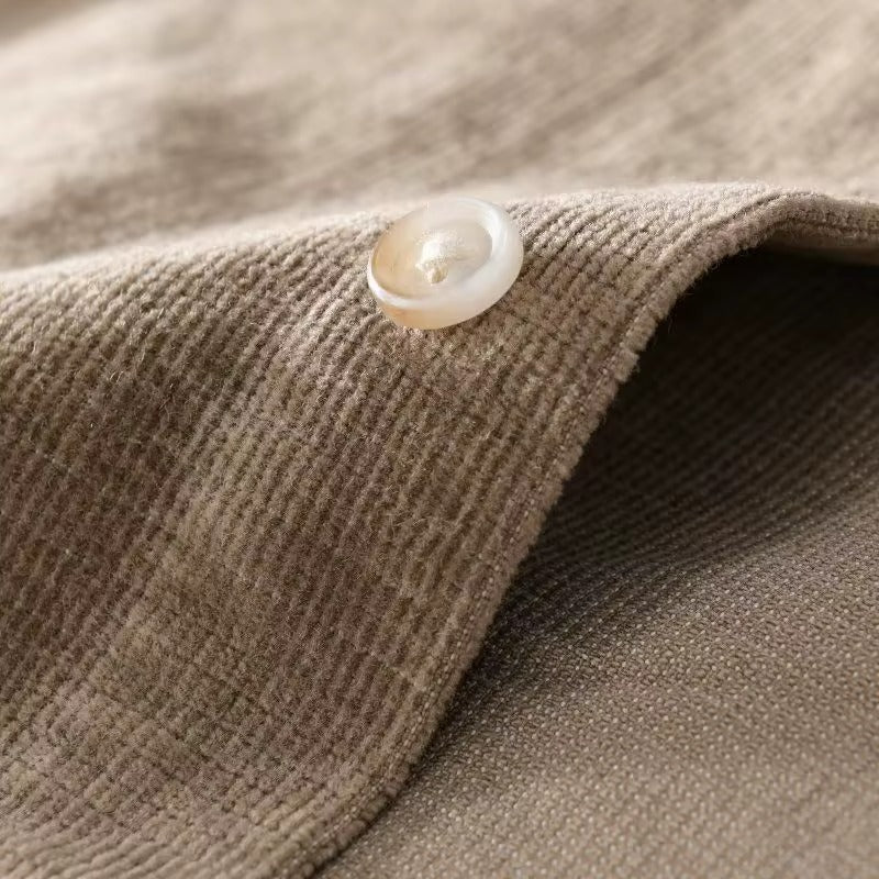 BUTTON DOWN CORDUROY SHIRT