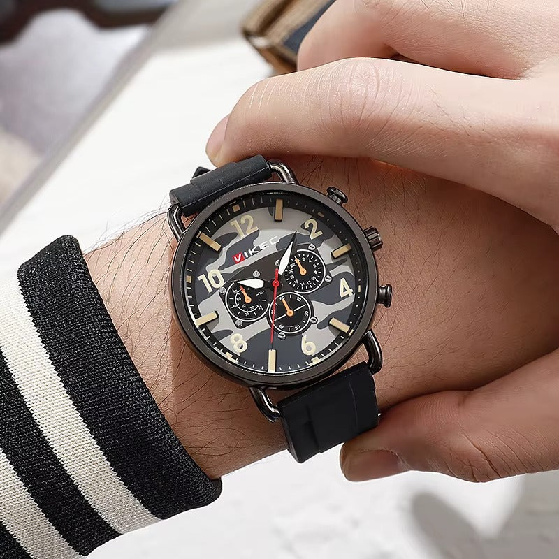 MEN’S CAMOUFLAGE QUARTZ WATCH