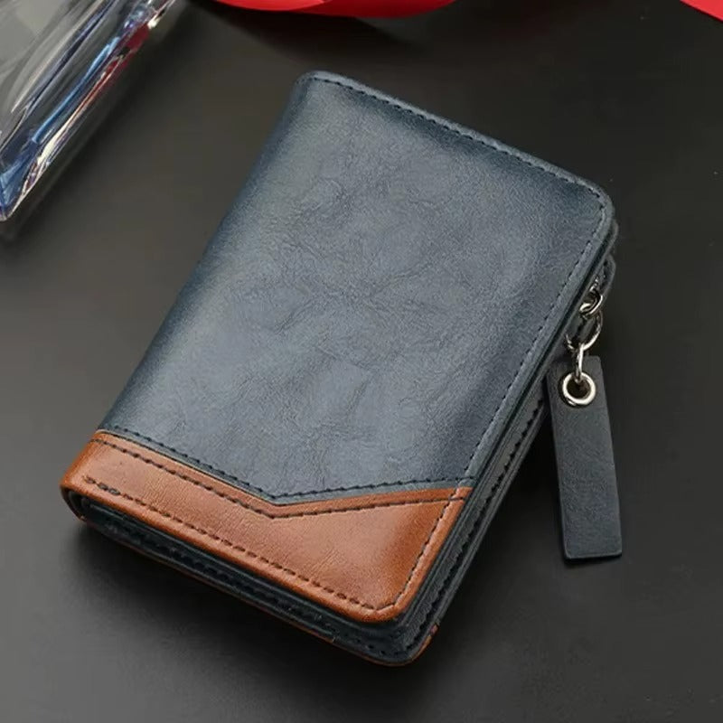 LEATHER ZIPPER WALLET