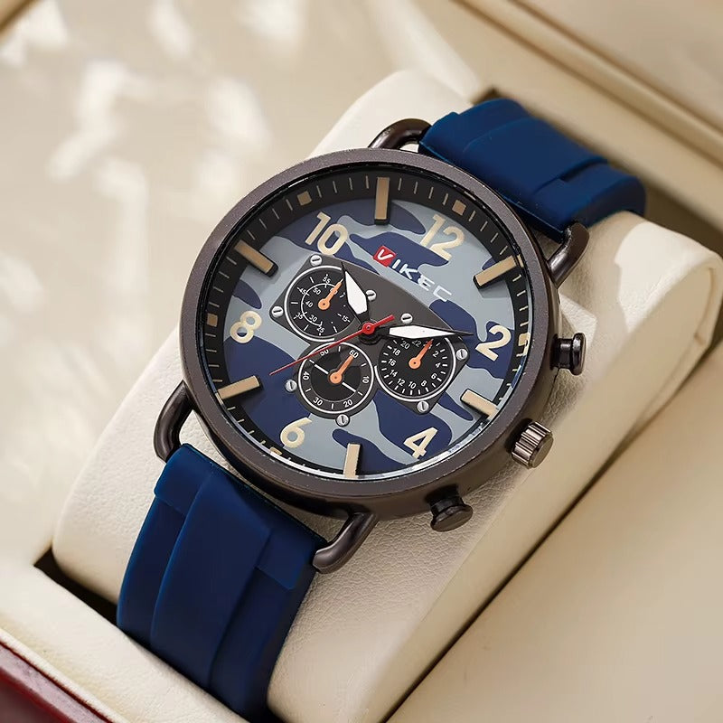 MEN’S CAMOUFLAGE QUARTZ WATCH