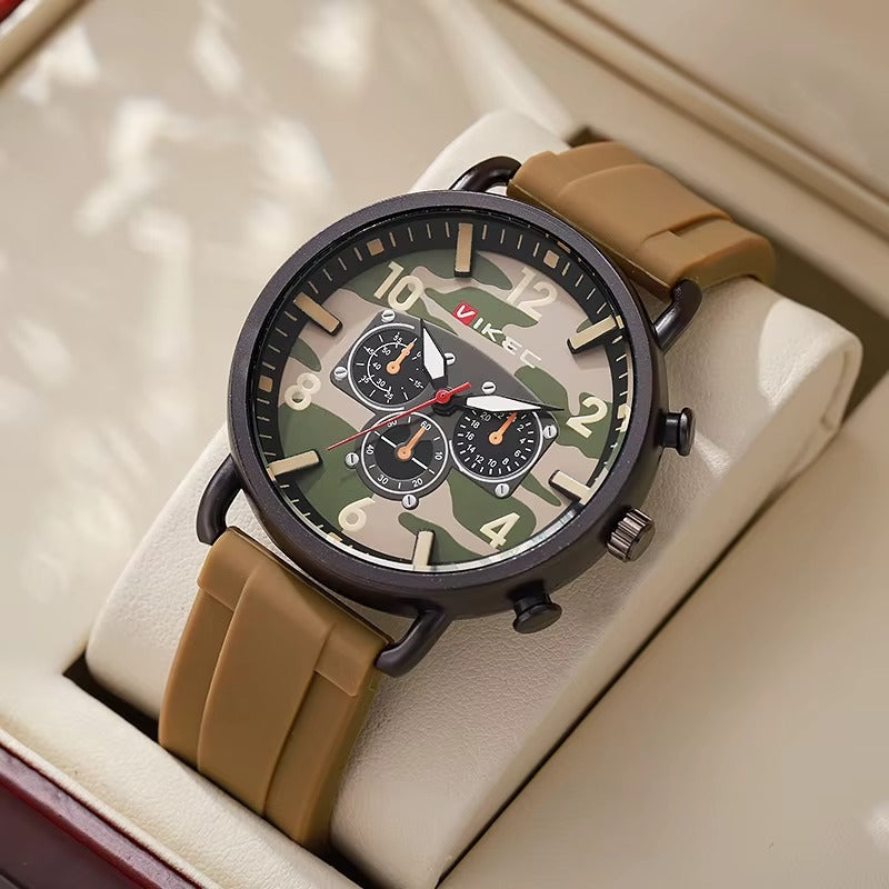 MEN’S CAMOUFLAGE QUARTZ WATCH