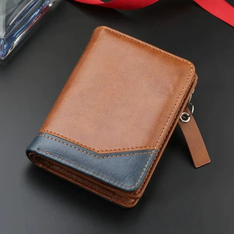 LEATHER ZIPPER WALLET
