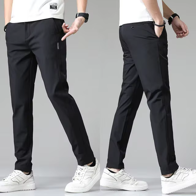 SLIM STRETCH CASUAL PANTS