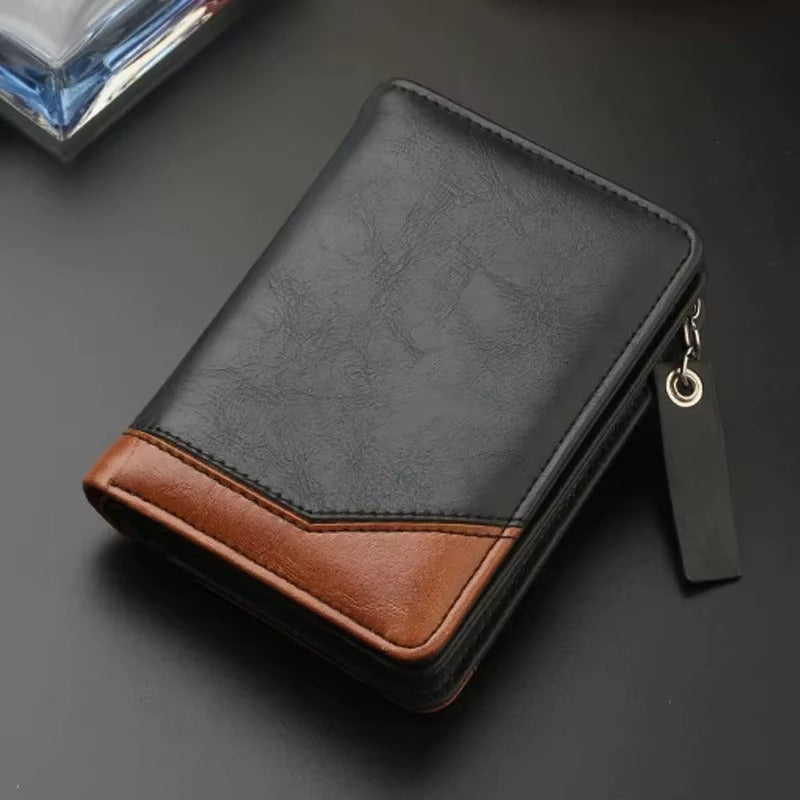 LEATHER ZIPPER WALLET